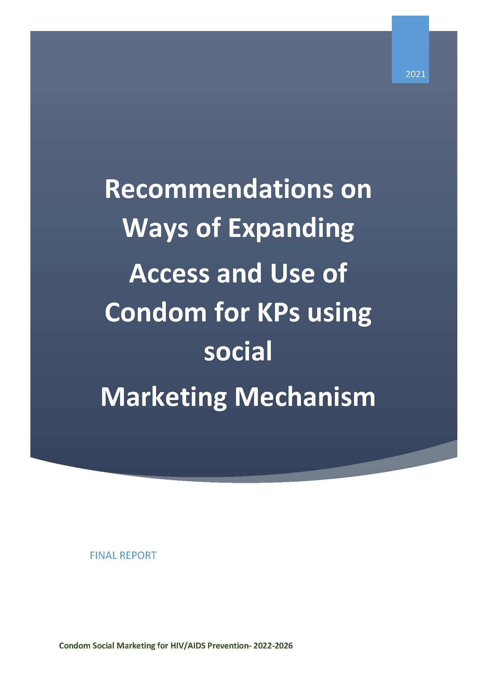 Recommendations Iran condon social marketing review 