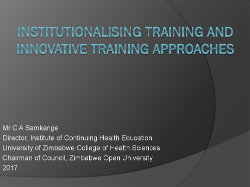 thumbnail_Samkange_institutionalizing_training