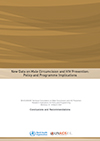 Nouvelles données de l'OMS/ONUSIDA sur la circoncision masculine et la prévention du VIH : Implications pour les politiques et les programmes