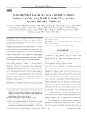 Impact of Health Communication on VMMC