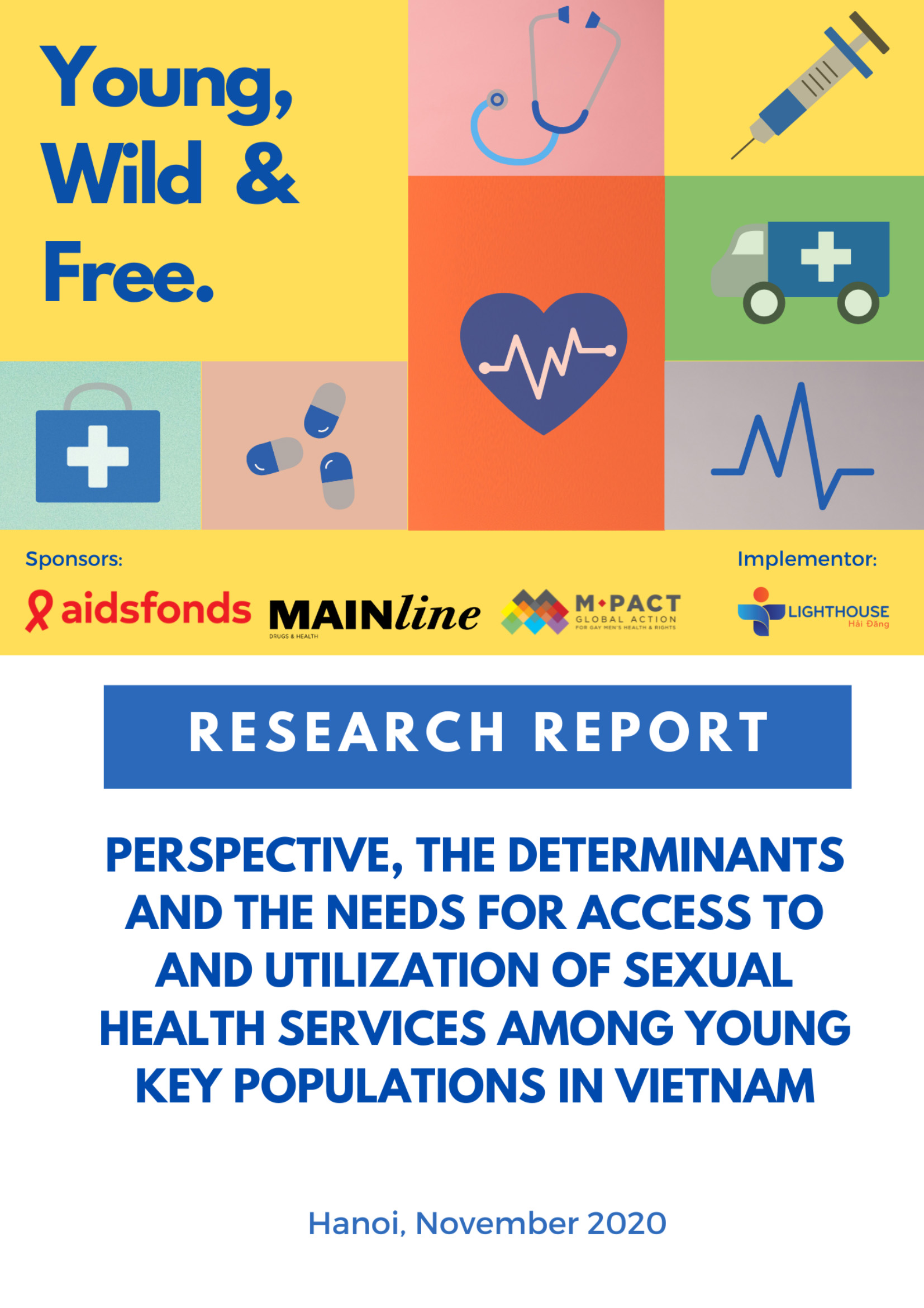 Perspective, the determinants and the needs for access to and utilization of sexual health services among young key populations in Vietnam - cover